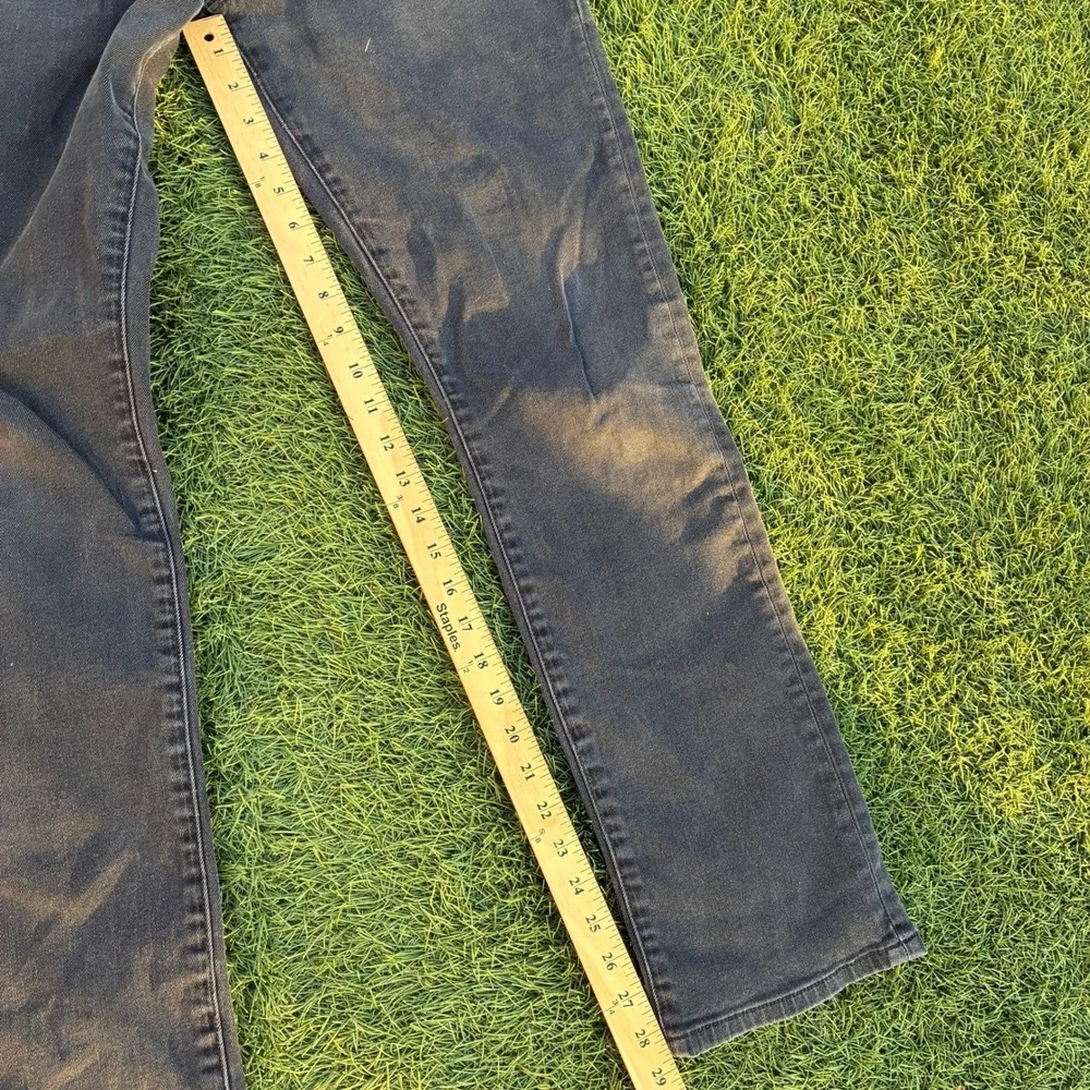 Guess Slim Straight Jeans Men's 31x29 Faded Black Denim Pants Y2K 90s Classic